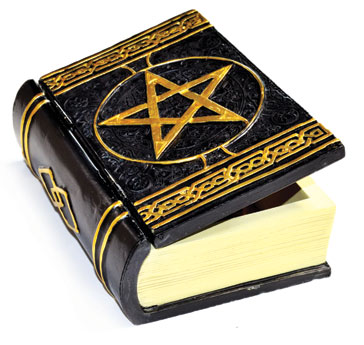 4" x 5 3/4" Pentagram Book box (image for) 4" x 5 3/4" Pentagram Book box